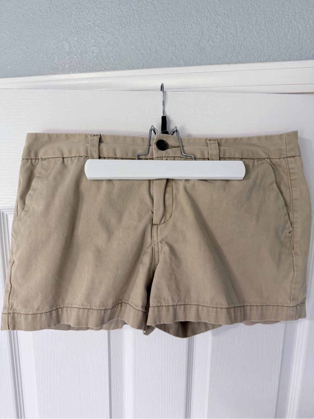 {Merona} Beige Chino Bermuda Summer Cotton Khaki Shorts with Pockets